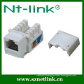 90 Degree Cat5e UTP Module RJ45 Keystone Jack